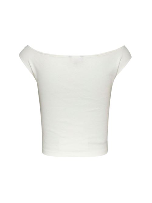 Top bianco in cotone Tommy Jeans | DW0DW20234YBL